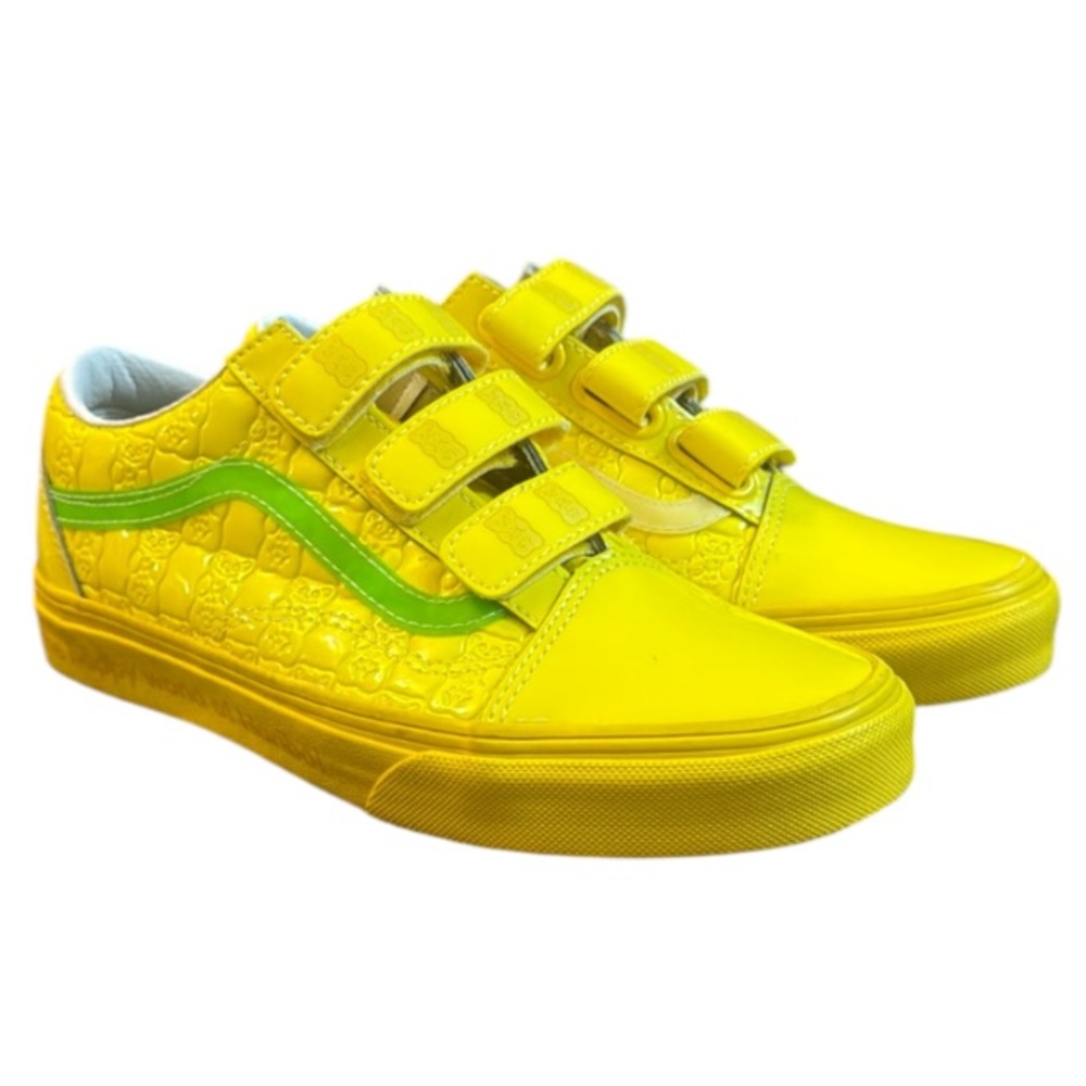 NWOT Vans x Haribo Gummy Bear Old Skool V Checkerboard Yellow Skate Sneaker Shoe